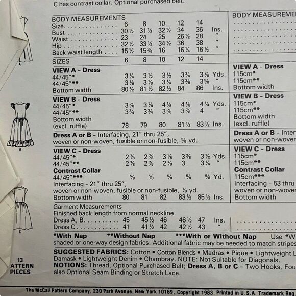 Vintage 70s McCalls 2478 Pattern Misses 8-16 Dress Pants Hostess Transfer Cut - Picture 4 of 4